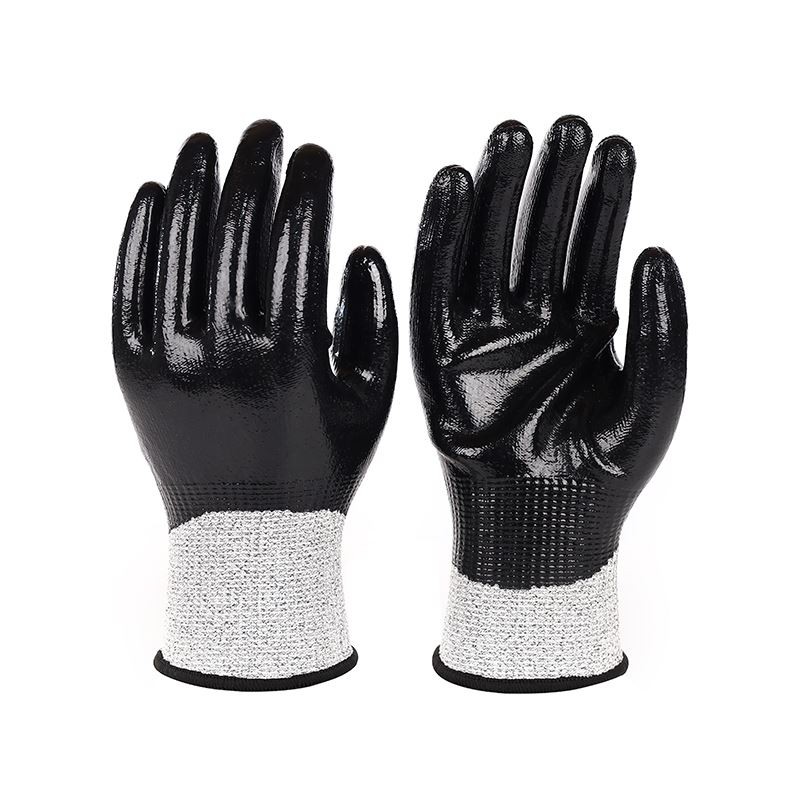 HPPE Full Nitrile -belagda snittbeständiga handskar