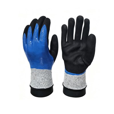 Dubbel doppad full sandig nitrilpalmbelagd skärmotstånd.